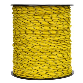 Electric Fence Turbo Wire,6 Braided Copper and stainlee Steel Providing 4X More Conductivity Than polywire,1312Feet Strength 200kg,4mm Diameter, Electric Fence Braided Rope for Horse Fencing
