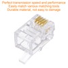 sourcing map Telephone Modular Plug Male RJ11 Connectors, Copper Core