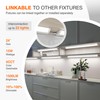 24inch Linkable Under Cabinet Lighting Hardwired Plug-in, Wired led Under