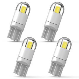 WEIMELTOY 194 LED Car Bulb, 1.5W, 12V, White, T10 Wedge Type, 360 Degree Lighting Angle, 2SMD 3030 Chipset, 4pcs High Brightness 3030 Chips, No UV or IR Radiation