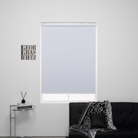 KALYSIE KALYSIE Custom Roller Shades 100% Blackout Blinds for Windows and Doors, Pull Down Room Darkening Window Shades, Easy to Install for Home and Office