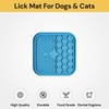 EZONEDEAL Cat Dog Lick Mat,Lick Pad,Dog Slow Treat Dispensing Mat