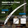 MUOZLOP Wood Pruning Saw Blades, Japanese Teeth Reciprocating Saw Blade