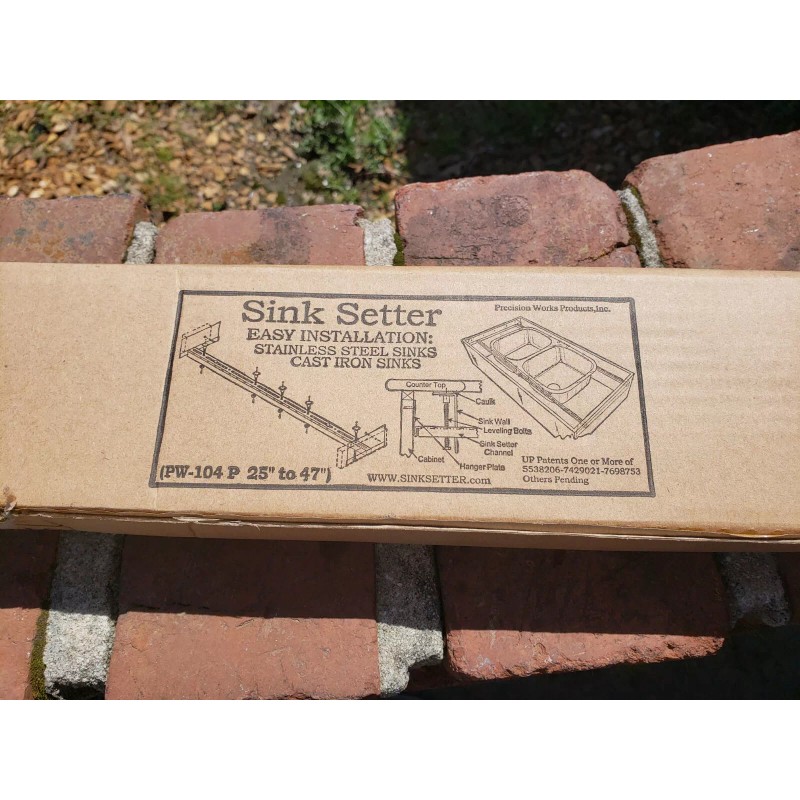 Sink Setter PW-104-P Side to Side installations 25” to 47”