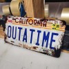 Back to the Future / DeLorean / OUTATIME license plate