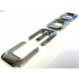 1PC 2010-2013 C300 C 300 Car Trunk Rear Letters Word Badge Emblem Decal Sticker (Silver)