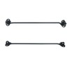 Proshopping 2PCS 12 Inch Stainless Steel Barn Door Hook and