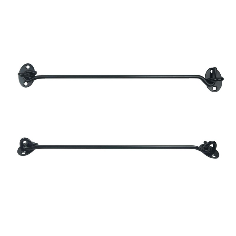 Proshopping 2PCS 12 Inch Stainless Steel Barn Door Hook and