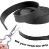 Vefhby Neoprene Rubber Strips, 4" Wide x 1/8" Thick x