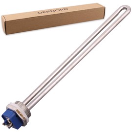DERNORD 240 V 4500 W Heating Element Stainless Steel Heating Replacement Part 1 Inch BSP Thread