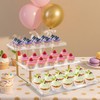 HEKORE 3 Tier Serving Tray Set for Entertaining, Acrylic Wedding