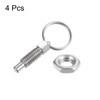 QUARKZMAN Pack of 4 Spring Pressure Pins with Pull Ring