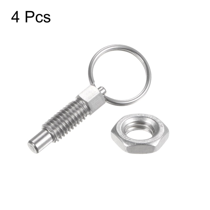 QUARKZMAN Pack of 4 Spring Pressure Pins with Pull Ring