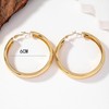 Otxas Large Gold Hoop Earrings Lightweight Big Chunky Gold Hoops