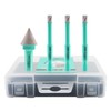 LEKOMESH Diamond Core Drill Bits Set 4pcs Tile Hole Saw