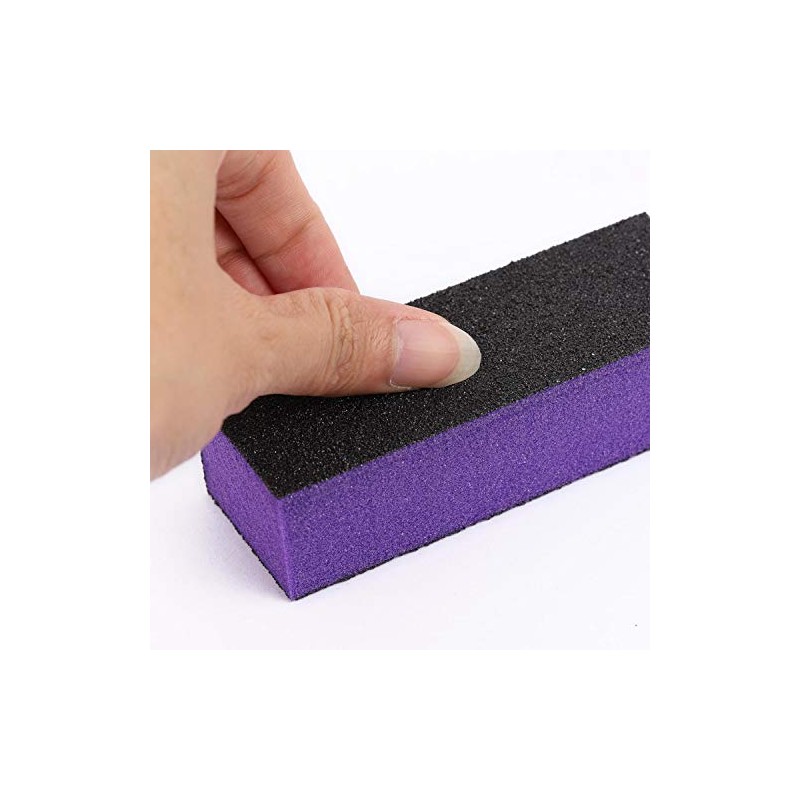 20 unidades de limas de uñas de 3 lados para