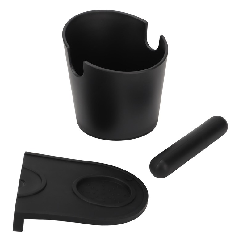 Coffee Knock Box Silicone Coffee Ground Dump Bin Container with