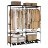 CASAMAYA Clothes Rack, Portable Closet, 54.3 Inch Large Capacity Wardrobe