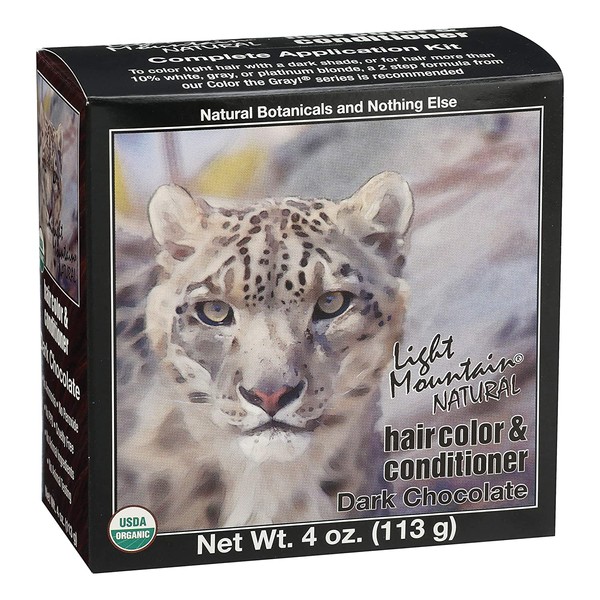 LIGHT MOUNTAIN Natural Hair Color 3 Piece - Dark Chocolate,