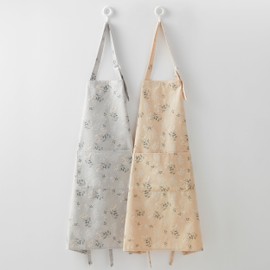 Retro Japanese style apron for both men and women, adjustable kitchen apron with pockets, multifunctional apron for baking, cooking, barbecue, gardening, and home restaurant work