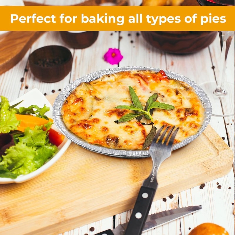 The Baker Celebrations Aluminum Foil Baking Pie Pans – 8