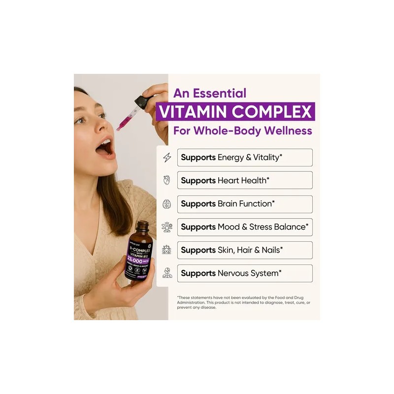 Venture Pal Complejo B Liquido B12 Liquido Hecho En Usa