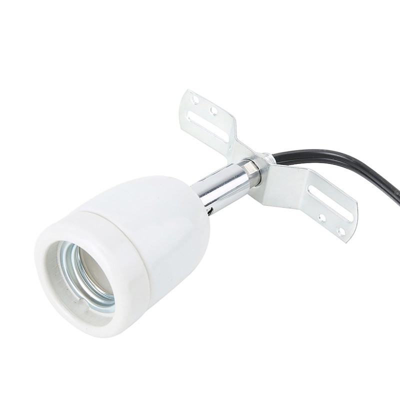 E27 Rotatable Reptile Pet Clip Heat Lamp Bulb Base Socket
