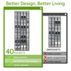Unjumbly Over the Door Shoe Organizer with 40 Large Breathable