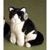 Förster Small Cat Soft Toy Sitting 20 CM Black#3478 Antique
