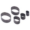 5PCS Leather Die Cutter Egg Shape Oval 20‑60mm Punching Die