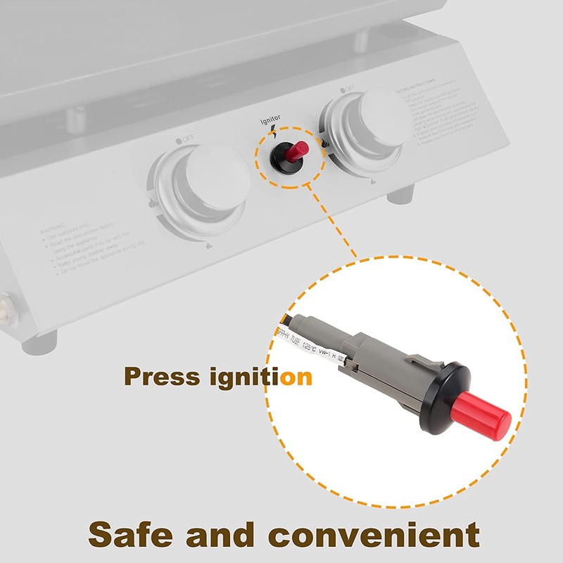 Hicello Gas Grill Piezo Igniter Replacement Part for Weber Grill