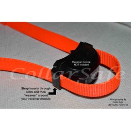CollarSafe Replacement Collar NO HOLES Fit PetSafe Stay & Play Wireless PIF00-12918 12917, Sonic Bark, Pawz Away, SportDog NoBark - WEAVES around Module - NO HOLES/READ/LOOK AT PHOTOS