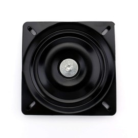 Fasmov 10" (245mm) Heavy Duty Bar Stool Swivel Replacement Seat Swivel Base Bar Stool Swivel Plate, Black
