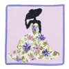 Fayler FEILER Handkerchief Hand Towel, Ladies, Flower, Lilac, Violet, 9.8