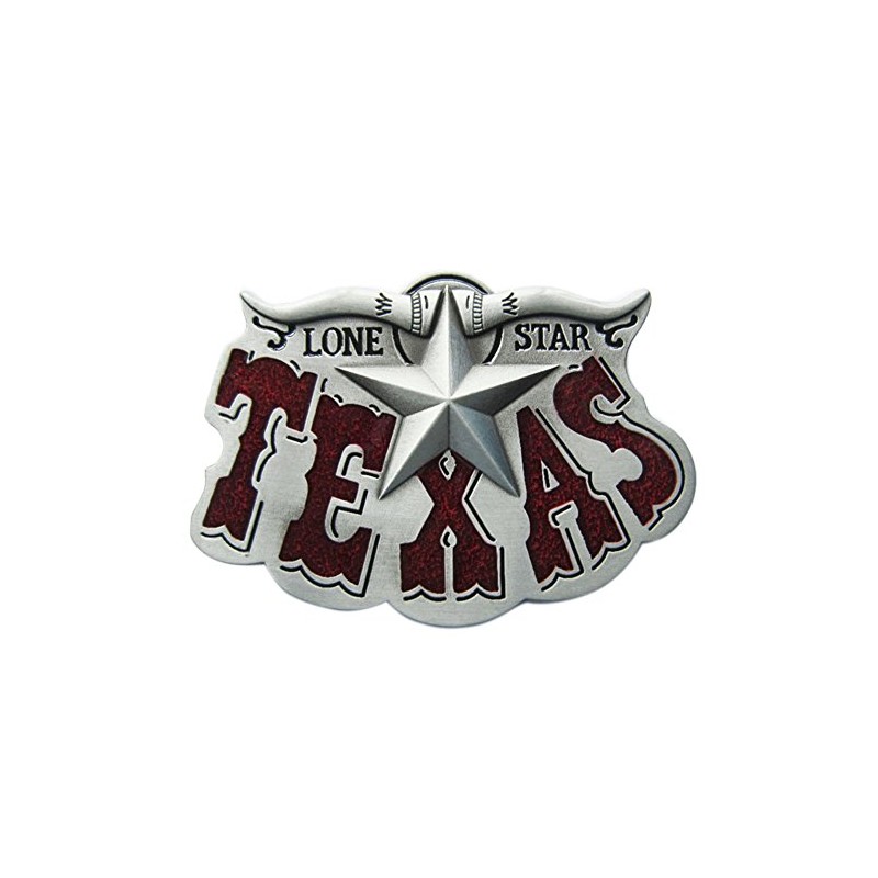 Urban Backwoods Texas Longhorn V Belt Buckle for Interchangeable Belt