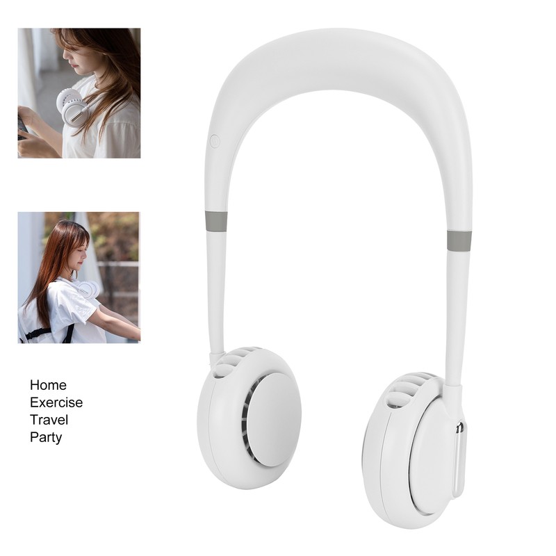 Mini Hands Free Fan USB Charging Hanging Neck Cooling Fan