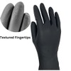 Nitrile Gloves, 6.5 mil Thickness, Black, Pack of 100 (Medium)