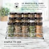 Kamenstein 15 Jar Lincoln Countertop Spice Rack with Spices Included,