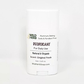Wild Herb Soap Co. Natural Deodorant: Choose scent OR unscented | NO Baking Soda, Aluminum, Paraben - Lavender