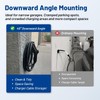 Anina EV Charger Holder for SAE J1772, Space Saving Downward