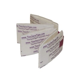 FindTape TeachersTape Double-Sided Mounting Tape – 3/4 in. x 3/4 in. Double Sided Tape with Foam Padding, Wall Mount Adhesive for Classroom Decor, Arts and Crafts, and More (8 Pads)