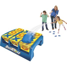 Mattel Games Toss Across Kids Outdoor Game, Bean Bag Throw for Camping & Family Nights, Get 3-in-a-Row for 2 to 4 Players