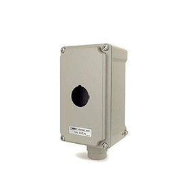 IDEC AGA211Y IP65 φ30 AGA Shape Control Box with Holes, Standard Type for 1 Point