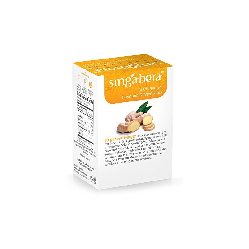 Singabera Ginger Drink Original Flavor (Pack of 3) 5.1oz