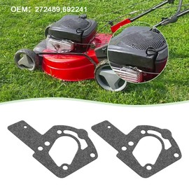Micro Traders 4pcs Tank Mounting Gasket Fuel Tank Replacement Carburetor Gasket Replace OEM Part 272489 692241 Compatible with Briggs & Stratton Compatible with B&S Lawn Mower