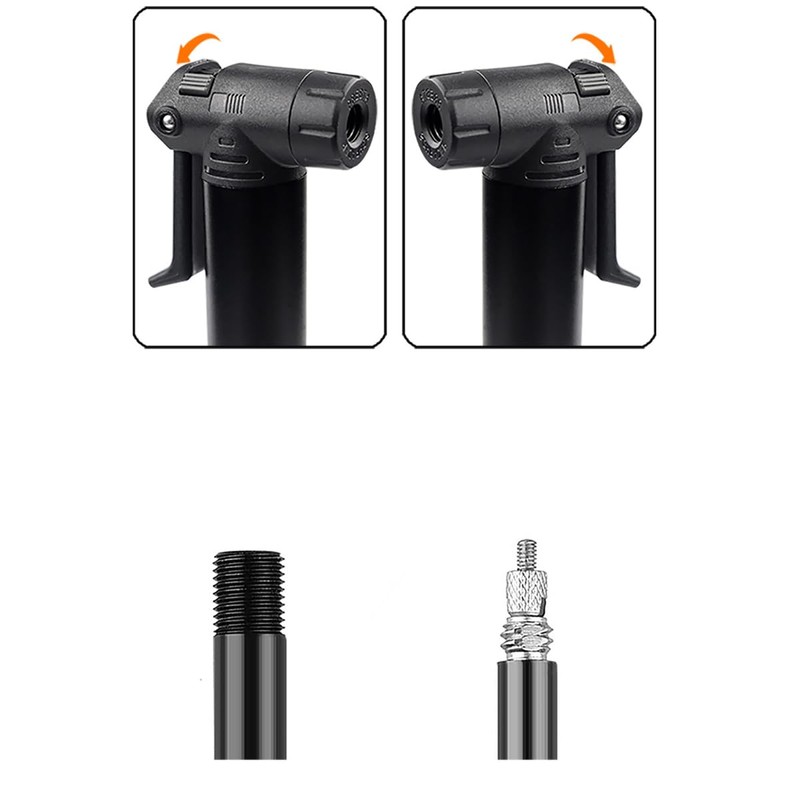 HOUSON Bicycle Pump, Compact Bicycle Multi-Tool with Integrated Emergency Pump
