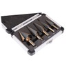 TEHAUX 5pcs Step Drill Bit Set Multiple Hole Drill Bit