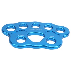 SUNGOOYUE 45KN 8 Hole Rigging Plate Multi Anchor,Multiplier Anchors,Split Divide Connector for Rock Climbing Outdoor Activities