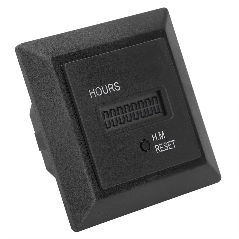Digital Display Hour Meter High Accuracy Timer 50/60HZ Universal HM‑1R