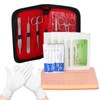 Surgicals Suture Exercise Training Kit Silicone Surgicals Skin Suture Training